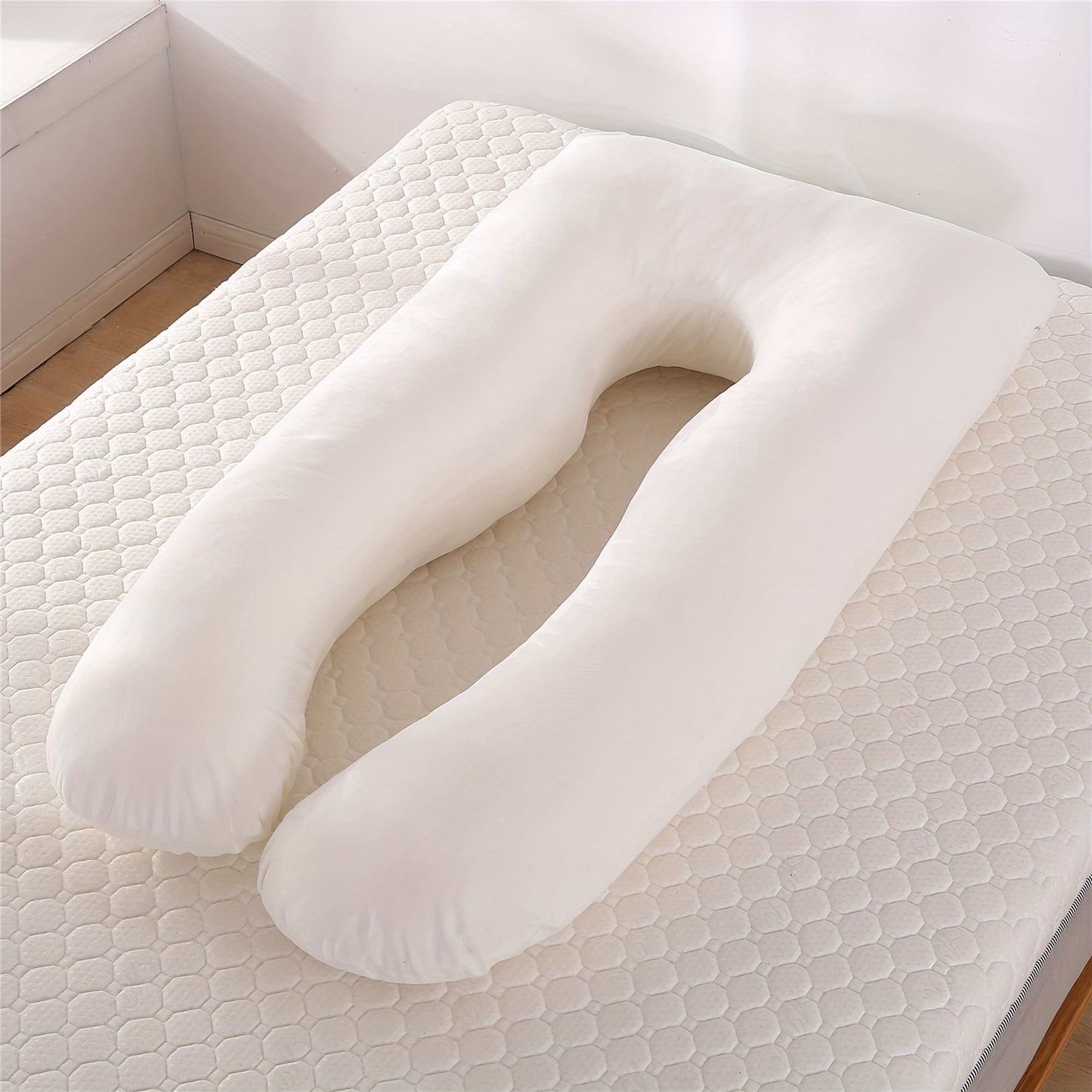 Ultracomfortabel U-vormig kussen - Ideaal voor dutjes tijdens het reizen en voor een comfortabelere nachtrust.