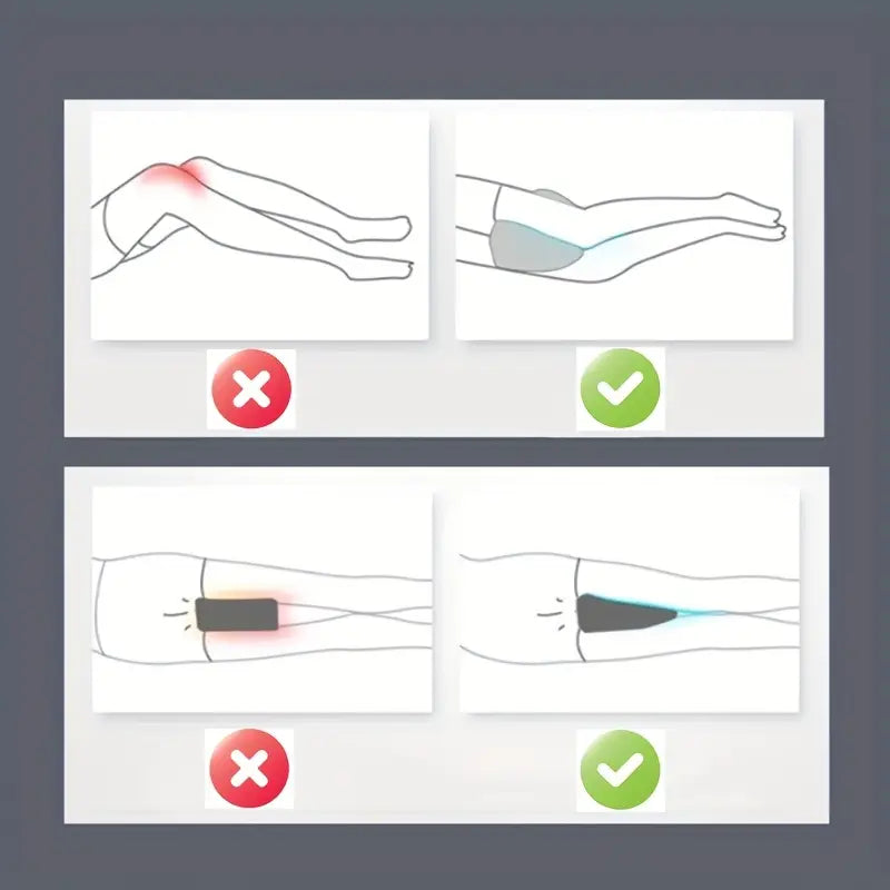 Beenkussen - Zacht knieondersteuningskussen voor drukverlichting, ideaal voor dutjes en nachtelijk comfort