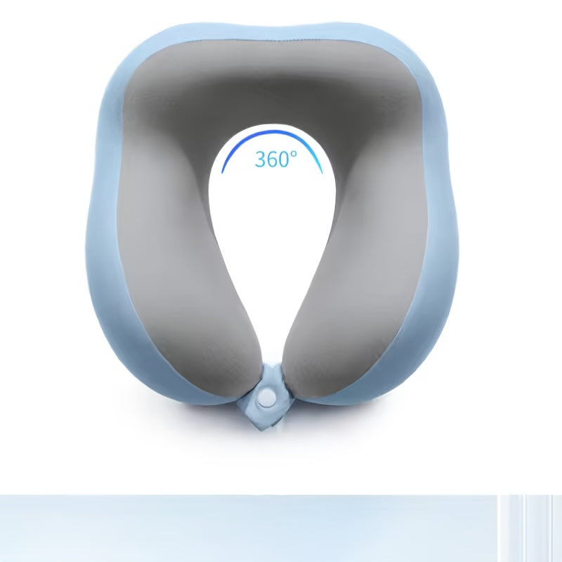 Ergonomic U-Shaped Neck Pillow with Storage Bag – Ideal for Travel,Napping, and Office Comfort, Slow Rebound Support, Machine Washable Cover