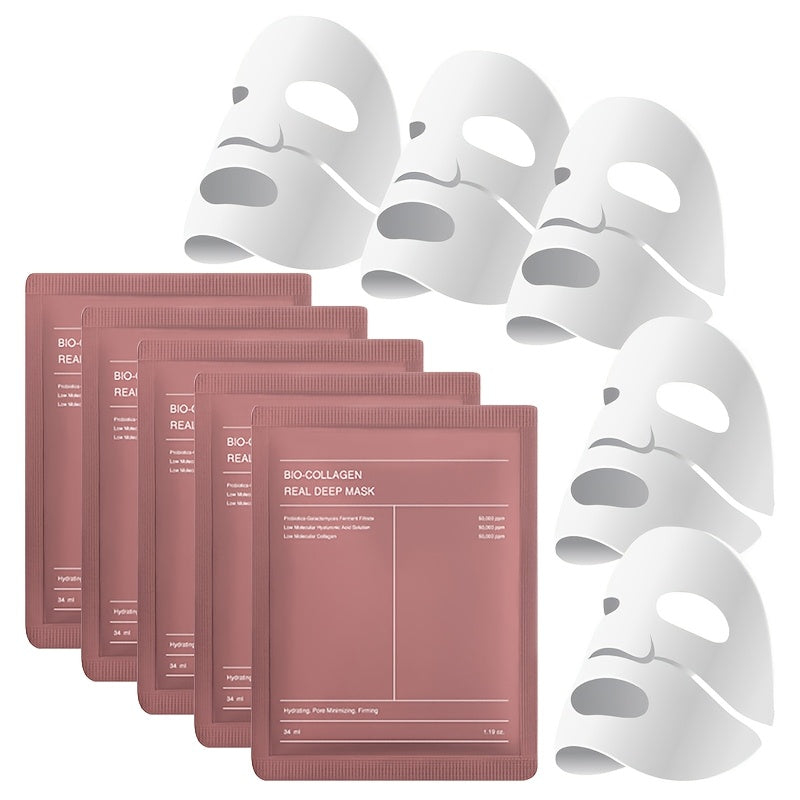 Pack Bio-Collageen Diep Hydraterende Gezichtsmaskers Oplosbare Nacht Hydraterende Maskers – Diepe Voeding Terwijl U Slaapt