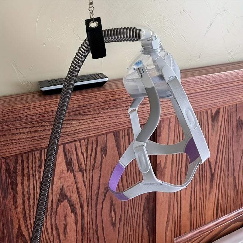 CPAP Hose Holder with C Clamp Adjustable – Rotatable Design, Prevents Tangles and Airflow Blockage