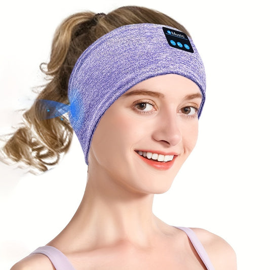 Bluetooth Headband with Earphones - Listen to music and relax wirelessly even while you sleep.