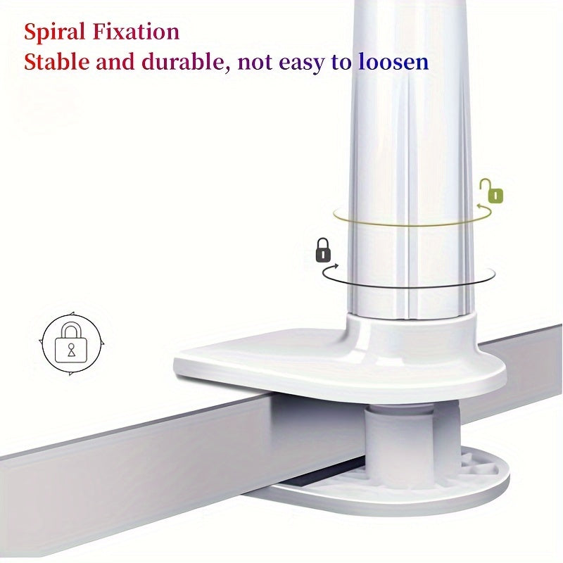 CPAP Hose Holder with C Clamp Adjustable – Rotatable Design, Prevents Tangles and Airflow Blockage