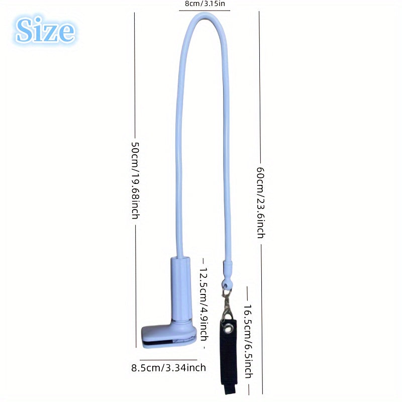 CPAP Hose Holder with C Clamp Adjustable – Rotatable Design, Prevents Tangles and Airflow Blockage