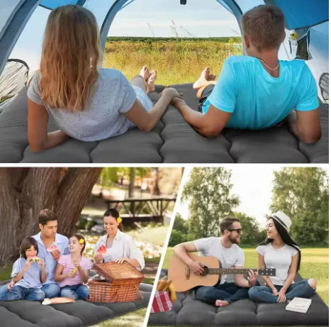 Grijze opvouwbare Japanse futonmatras – Comfort en veelzijdigheid met minimalistische stijl