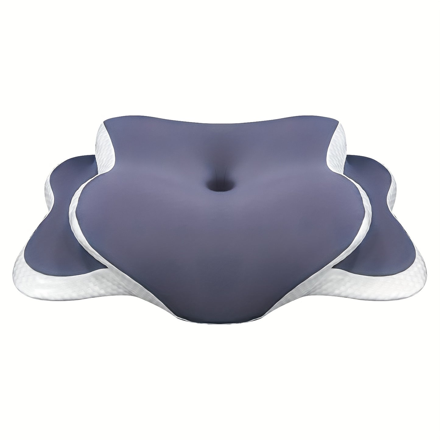Ergonomic Butterfly Pillow - Breathable Mesh Fabric for Side, Back & Stomach Sleepers, Neck Support
