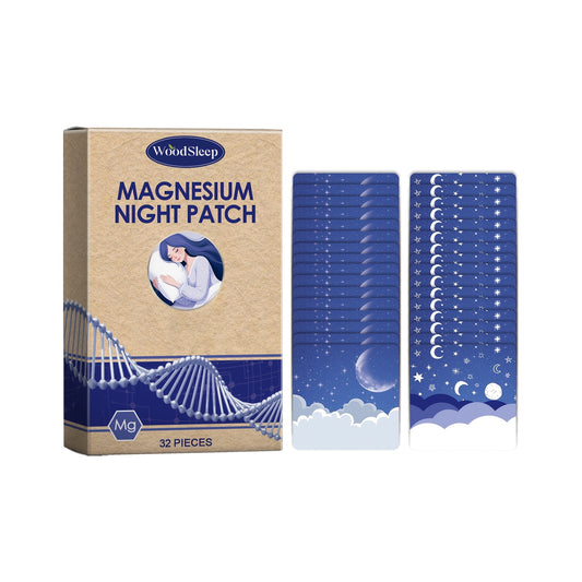 Woodsleep Magnesium Nachtpleisters – Een natuurlijke oplossing voor een diepe, rustgevende slaap